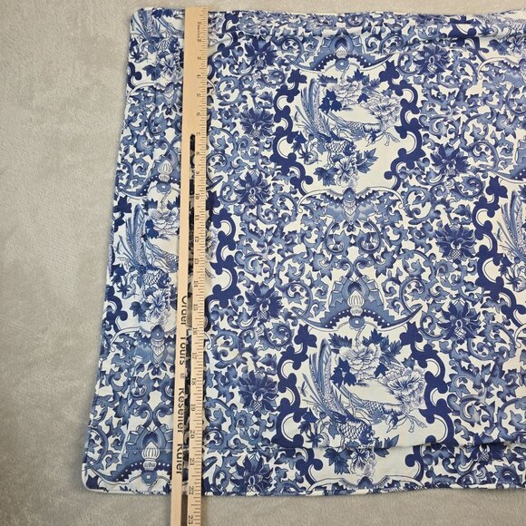 Ralph Lauren Blue White Pillowcase Set Tamarind Bird Pillow Sham Luxury Standard - Picture 3 of 12